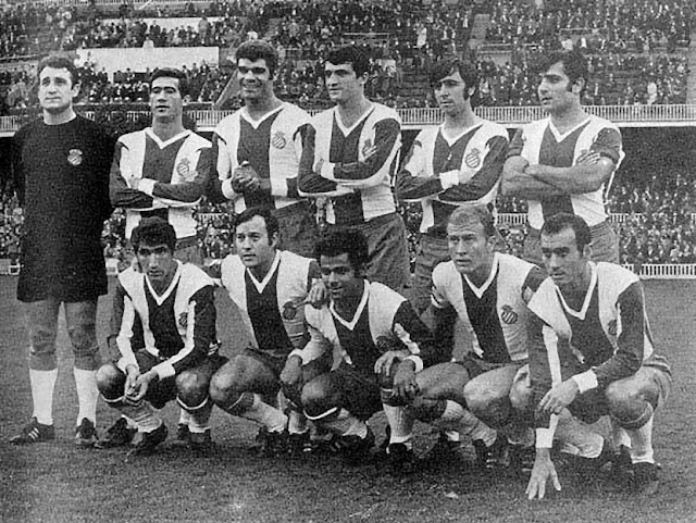 📸R. C. D. ESPAÑOL DE BARCELONA 📆24 noviembre 1968 ⬆️Coll, Osorio, Mingorance. Glaría, Lico, Riera. ⬇️Rodilla, Vall, Cayetano Ré, Marcial y José María. C. F. BARCELONA 1 🆚 R. C. D. ESPAÑOL DE BARCELONA 0 Domingo 24/11/1968, 16:30 horas. Campeonato de Liga de 1ª División, jornada 10. Barcelona, Nou Camp. GOLES: ⚽1-0: 75’, Torres.