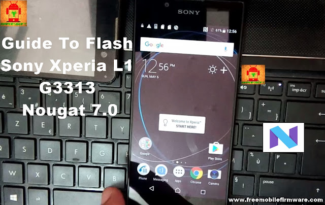 Guide To Flash Sony Xperia L1 G3313 Nougat 7.0 Tested Firmware TFT File