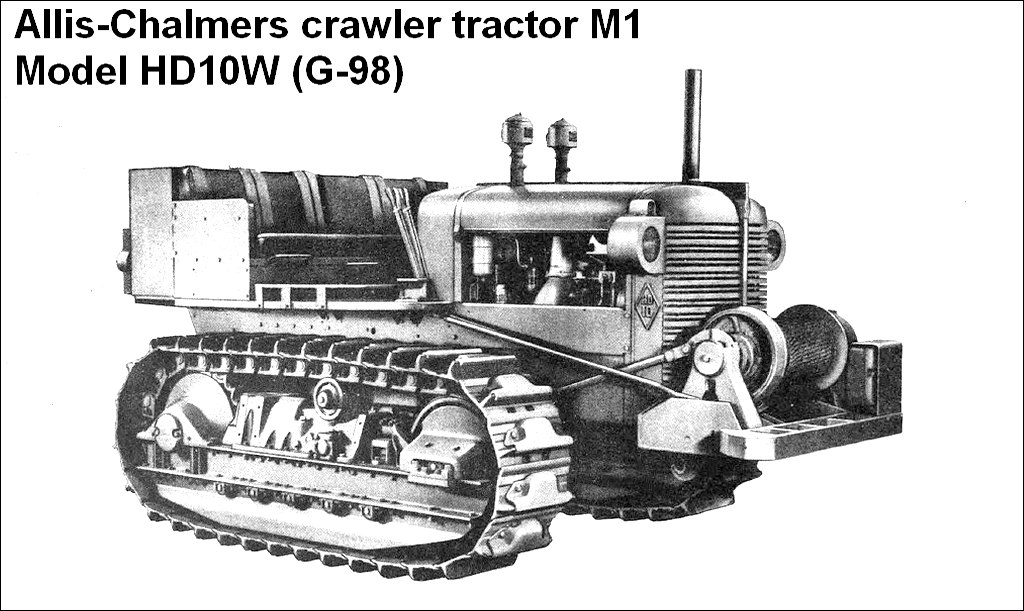 Caterpillar D7  Bulldozer Allis-Chalmers%20Model%20HD10W%20G-98