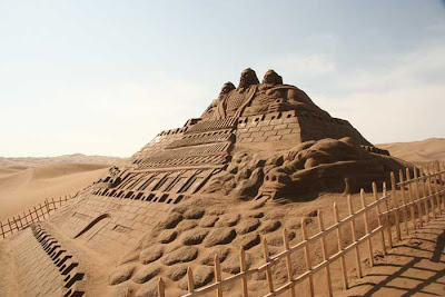 Xinjiang Turpan Sand Sculpture Art City