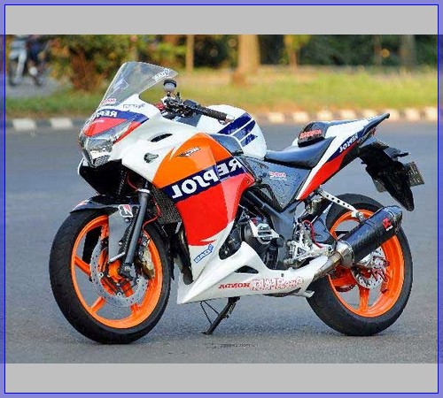 18 Foto gambar modifikasi motor honda cbr250rr terbaru jadi chopper