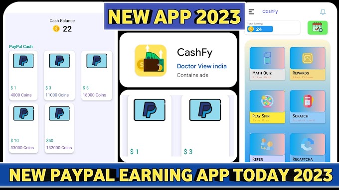 CashFy App Review | Paypal Money Earning App 2023