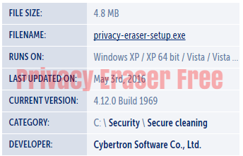 Privacy Eraser Free Download