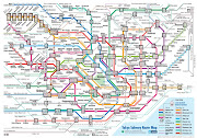 Osaka Subway train map (subway map tokyo)