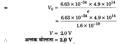 Solutions Class 12 भौतिकी विज्ञान-II Chapter-3 (विकिरण तथा द्रव्य की द्वैत प्रकृति)