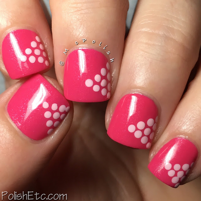 Polka Dot Nails for the #31DC2018Weekly - McPolish - Dip Into Pretty