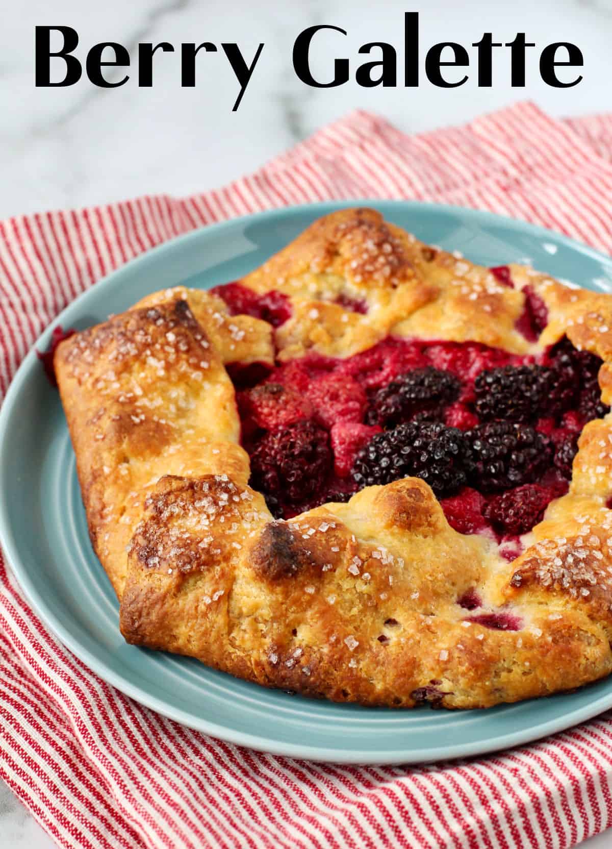 Mixed Berry Galette, Mixed Berry Galette with Chocolate Crust