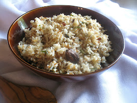 Coconut Rice with Fragrant Seeds and Spices