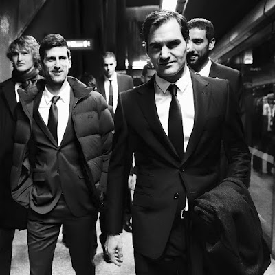 Top 8 ranked Tennis Players in the world looking Dapper in suits as they are set for action at the London NittoATPFinals starting today