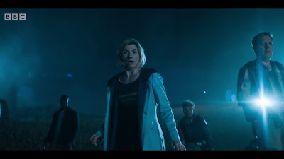 Screencap from the Doctor Who Series 11 trailer showing the 2:1 aspect ratio