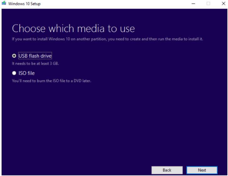 Windows 10 Bootable USB