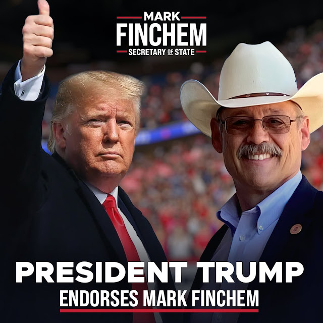 Mark Finchem endorsed by Former President Trump