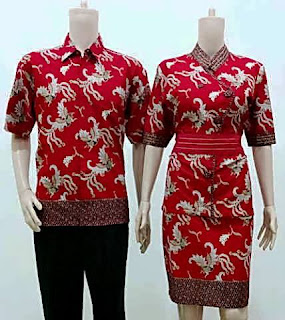 Seragam Batik Kantor Sarimbit Modern