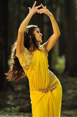 tapsee pannu hot yellow saree navel show images
