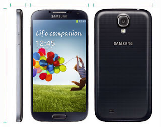 Samsung Galaxy S4 i9505 i9500 5.38 x 2.75 x 0.31 Inch Dimensions