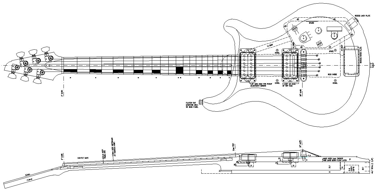 Guitar Blueprints