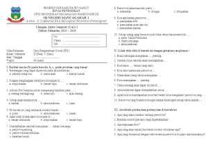 Soal UAS IPS Kelas 2 Semester 1