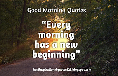 Inspirational Quotes Good Mornin