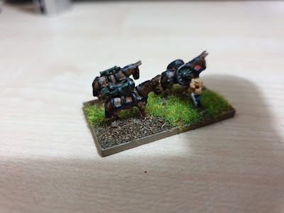 Pendraken Miniatures  NW11 Pack mule team with mountain gun picture 2