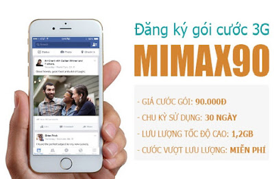 đăng kí gói Mimax90 của Viettel 