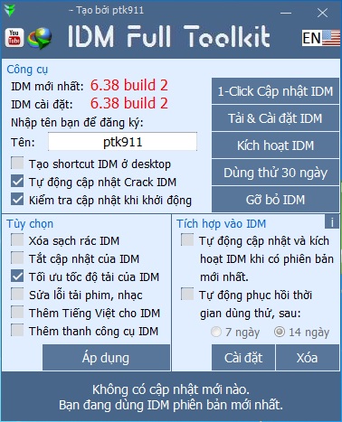 IDM Toolkit 4.7 update