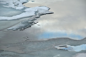 Superficie lago helado