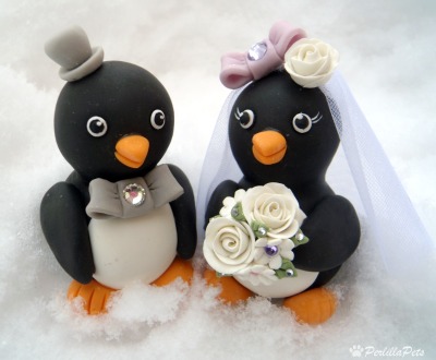 N ew penguin cake topper available in my shop