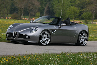 2011 Novitec Rosso Alfa Romeo 8C Spider adopting the Supercharges system