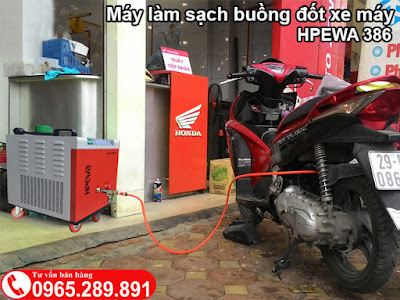 Làm sạch buồng đốt xe máy