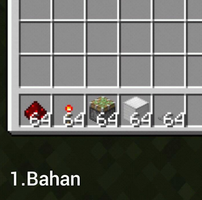 Tutorial Membuat Pintu Geser Otomatis di Minecraft