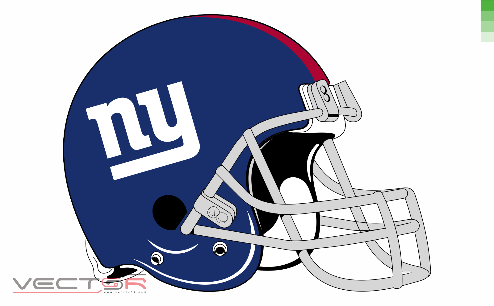 New York Giants Helmet (2000-present) - Download Vector File CDR (CorelDraw)