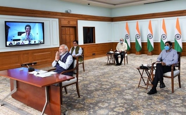 PM Modi Holds Meeting With 40 elite Sportspersons amid Coronavirus pandemic