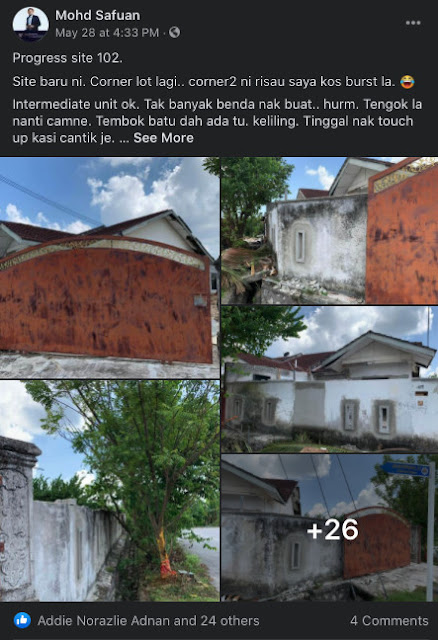 Contoh rumah busuk yang pernah diuruskan oleh tuan Mohd Safuan (Site no 90)