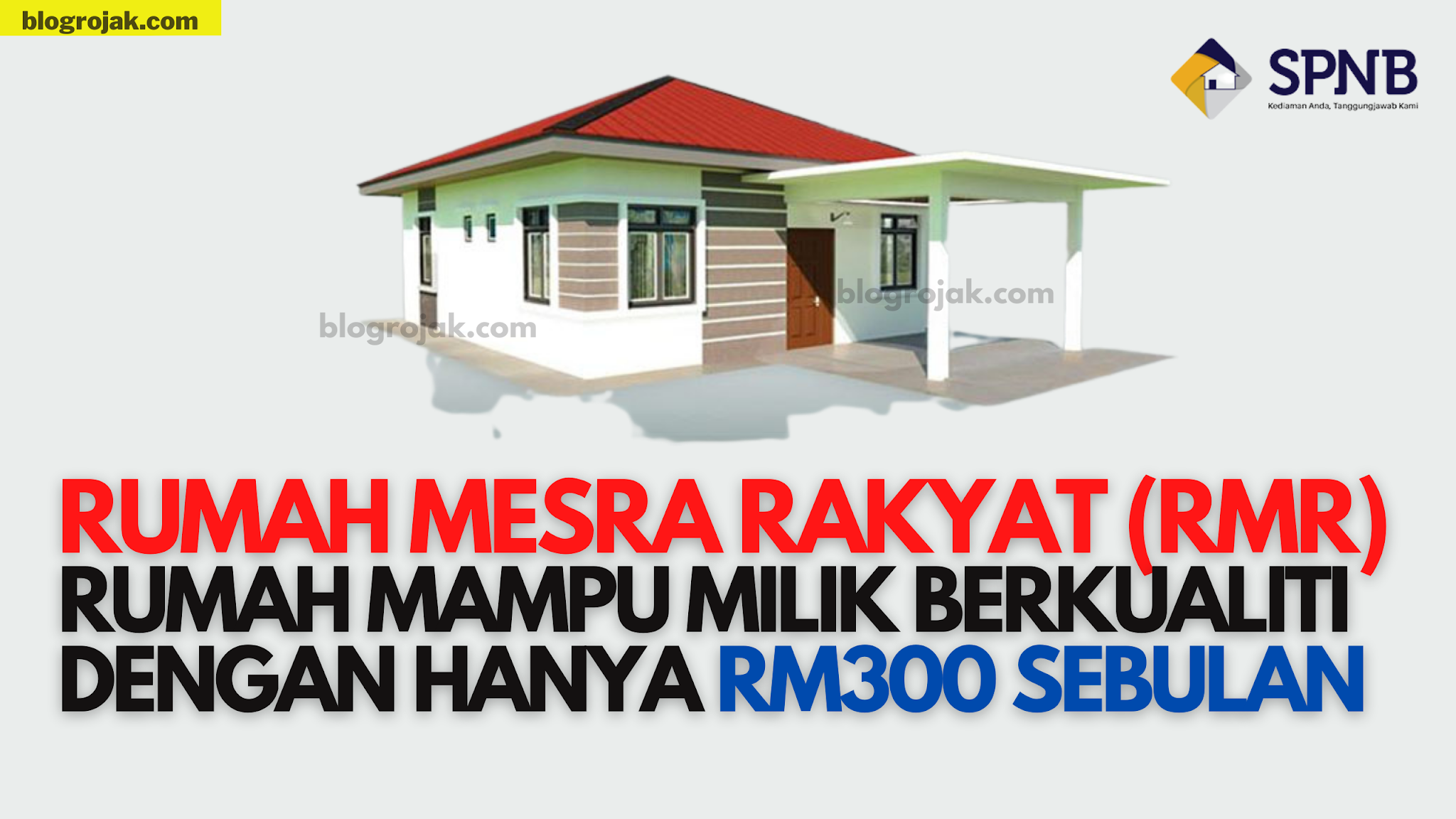 MILIKI RUMAH PERTAMA: Permohonan Rumah Mesra Rakyat (RMR) 2021 