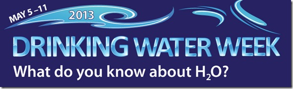 2013 Drinking Water Week Logo