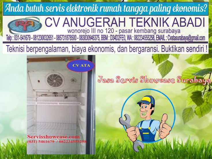 Service Perbaikan Showcase Freezer box Murah Surabaya 