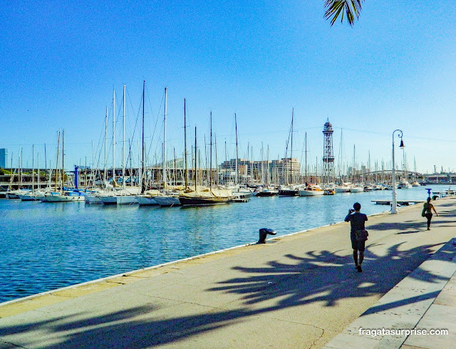 Port Vell em Barcelona