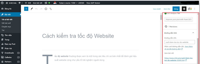 Cách cài đặt Slug trên Website WordPress