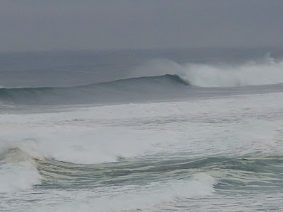 storm waves at North Beach, Dec. 26, 2022