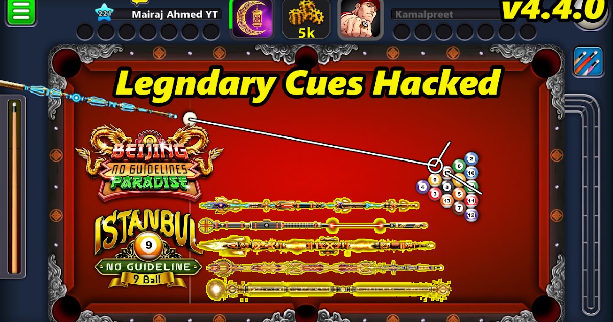 8 Ball 4.4.0 Legendary Cues apk - Mairaj Ahmed Mods