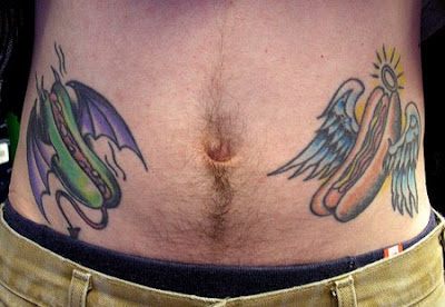 Cool Hot Dog Tattoos Seen On www.coolpicturegallery.us