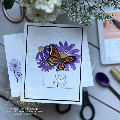 Some of the supplies you'll need to make the Cheerful Daisies Butterfly card | Nature's INKspirations by Angie McKenzie