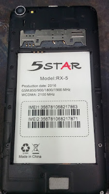 5 Star RX 5 Flash File MT6572