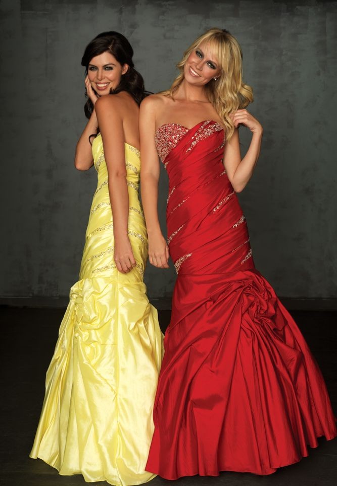 mermaid prom dreses