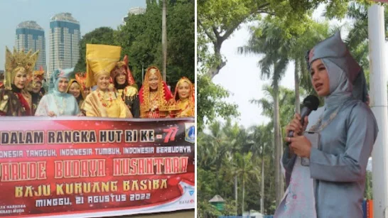470 Perempuan Berbaju Kuruang Basiba Parade Budaya Nusantara di Monas