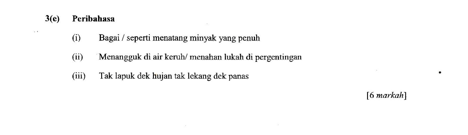 Laman Bahasa Melayu SPM: SOALAN DAN CADANGAN JAWAPAN 