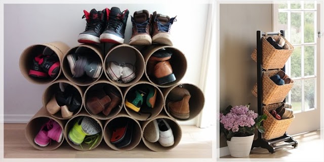 14 creative ideas for keeping shoes at home in a great way 