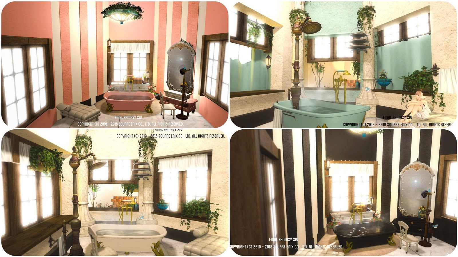 Ff14 皆の素敵なバスルームや コーナーヘッジパーティション を使った素敵なお庭 Ff14 初心者の冒険