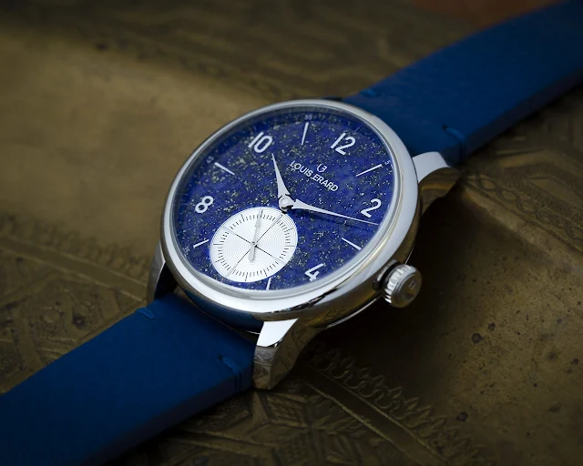 Louis Erard Excellence Petite Seconde Lapis-Lazuli ref. 34238AA35