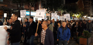 Manifestación en defensa de La Naval